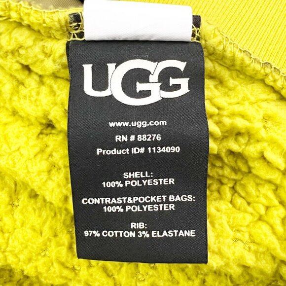 UGG Orrin Sherpa Joggers Womens XL Relish Sapling Nylon Panels Cozy Plush Pants - Picture 7 of 16